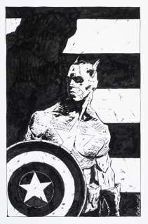 Chaboute Christophe | CAPTAIN AMERICA Hommage de l’auteur au Super Héros... | Vermot et Associés