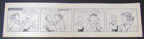 Charles Schulz. Hagemeyer. Rare Unpublished Daily. | Weiss Auctions