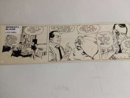 Holdaway, Jim - Original strip - Modesty Blaise - Mister Sun - (1964) | Catawiki