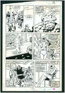 Buscema, John; Sinnott, Joe | Fantastic Four #306 page 10 Original Comic Art by John Buscema. | Parigi Books