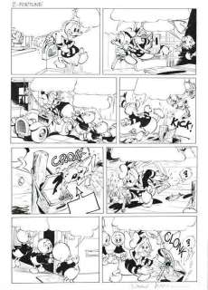 Jippes, Daan | Originele pagina  - Donald Duck  - Froggy Fortune  - (2005) | Catawiki