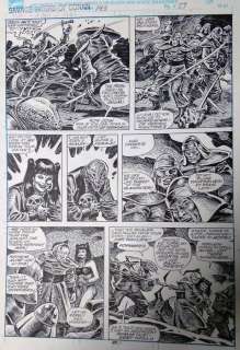 Buscema, John | Original plate (p.27)  - Savage Sword of Conan #193  - (1992) | Catawiki