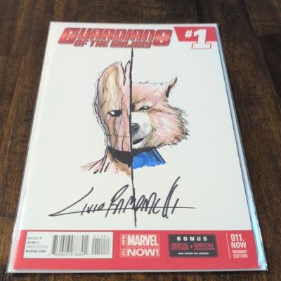 Guardians of the Galaxy #1 Blank/Original art by by Livio Ramondelli Splitface | eBay US (Buy It Now)