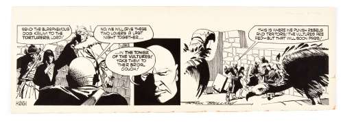 Garth: Bride of Jenghiz Khan original signed artwork (1974) by Frank… | Comic Book Auctions ltd