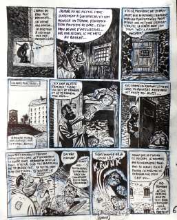 Philippe Vuillemin | « Ramon Lopez  » L’Echo des Savanes  » – Planche originale – Page 6 – Vuillemin | Zic et Bul
