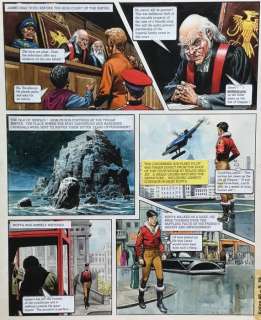 Lawrence, Don - Originele pagina in kleur - Trigië - De Geheimzinnige stem / The Convicts - (1975) | Catawiki