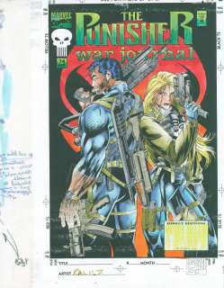 John Kalisz | The Punisher War Journal vol 1 #74, okÅ‚adka (kolor) | ArtKomiks Aukcje