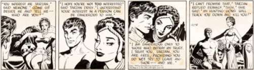 Nick Cardy Tarzan Daily Comic Strip #3278 Original Art (United Feature Syndicate, 1950).... | Heritage