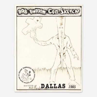 Bob Burden | Flaming Carrot Original Art (1985) | Landry Pop Auctions
