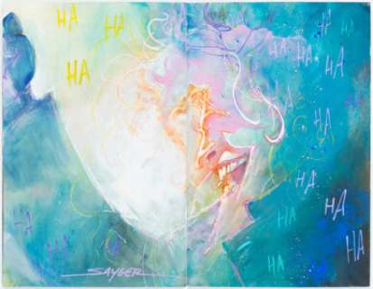 Stuart Sayger Batman #75 Wraparound Sketch Cover Variant Original Art (DC, 2019) CGC Signature Series NM/MT 9.8 - | Heritage