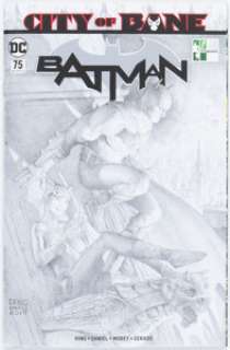 Doug Wheatley Batman #75 Sketch Cover Variant Original Art (DC, 2019) CGC Signature Series NM+ 9.6 White pages. - | Heritage