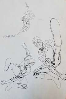 Bill Sienkiewicz | Spider-Man Sketch #1 (2022) | Bill Sienkiewicz