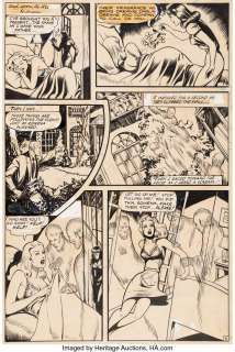 Blum, Alex - Alex Blum Jumbo Comics #81 Story Page 5 Original Art (Fiction House, 1945)....