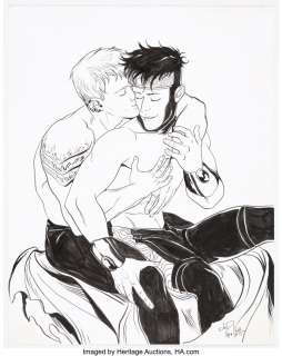 Phillips, Joe - Joe Phillips - Wiccan and Hulkling Illustration Original Art (undated)....