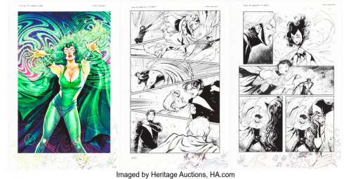Marvel Artist - Lucas Werneck - Marvel Digital Art Printed Artist Proof Group of 3 (Marvel, 2020-21).... (Total: 3 Original Art)