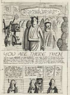 Kurtzman, Harvey | Harvey Kurtzman Humbug #3 Preliminary Complete 3-Page Story Original Art (Humbug Publications, 1957).... (Total: 2 Original Art) | Heritage
