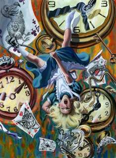 Steve Rude | Alice in Wonderland Falling Cover | Steve Rude