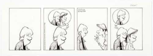 Borgman, Jim - Jerry Scott and Jim Borgman Zits Daily Comic Strip Original Art dated 2-14-07 (King Features Syndicate, 2007)....