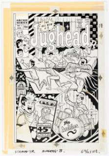 Nate Butler And Rex Lindsey | Jughead #1 Cover Original Art (Archie, 1987). | Heritage
