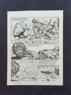 Derib - Planche originale (p.8) - L’homme qui voulait s’endormir Ã  l’ombre - (1986) | Catawiki