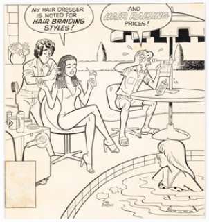 Dan DeCarlo Pep #366 Cover Illustration Original Art (Archie, 1980). | Heritage