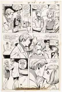John Rosenberger and Vince Colletta (art team attributed) Young Love #104 Story Page 6 Original Art (DC, 1973). | Heritage