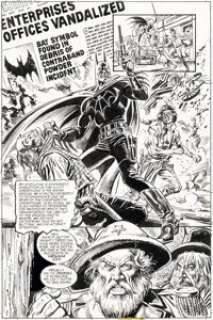 Alan Weiss and José Luis García-López Batman: The Blue, the Grey, and the Bat Story Page 26 Original Art (DC, 1992). | Heritage