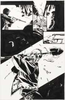 Max Fiumara and Sebastian Fiumara Warren Ellis Blackgas #1 Story Page 22 Original Art (Avatar Press, 2006).