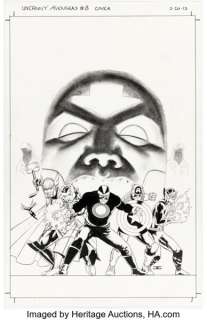 John Cassaday Uncanny Avengers #7 Cover Original Art (Marvel, 2013). | Heritage