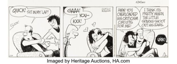 Jerry Scott and Jim Borgman Zits Daily Comic Strip Original Art dated 2-24-11 (King Features Syndicate, 2011). | Heritage