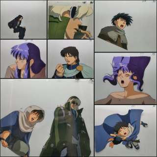 Eat-Man - 8 celuloides y 8 bocetos originales del anime Eat-Man - First edition - (1997/1997) | Catawiki