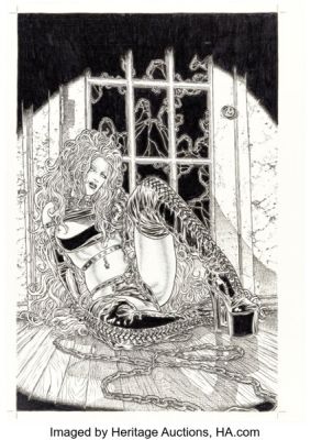 Juan José Ryp Brian Pulido’s Lady Death: 2006 Fetishes Special Variant Cover Original Art (Avatar Press, 2006). | Heritage
