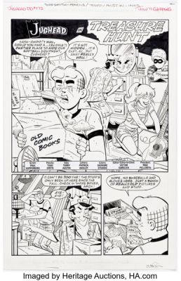 Tod Smith and Terry Austin Jughead’s Double Digest #172 "Treasure Hunt" Partial Story Original Art Group of 5 (Archie, 2011). (Total: 5 Original Art) | Heritage
