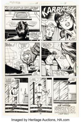John Romita Jr. and Bob Layton Iron Man #119 Story Page 17 Original Art (Marvel, 1979). | Heritage