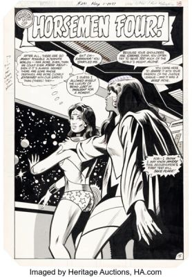 Gene Colan and Frank McLaughlin Wonder Woman #291 Zatanna Splash Page 15 Original Art (DC, 1982). | Heritage