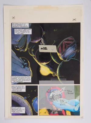 Lot 14 - 2000 AD Prog #1021 Rogue Troopers Rogue Trooper Friday Colour Story Pages (Fleetway, 1996) Total 4 | Stanley Gibbons Baldwin’s