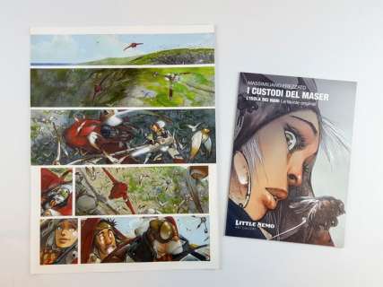 Massimiliano Frezzato - Tav. Origin. n. 18 "I Custodi del Maser: L’Occhio del Mare" + Catalogo - Loose page - First edition | Catawiki