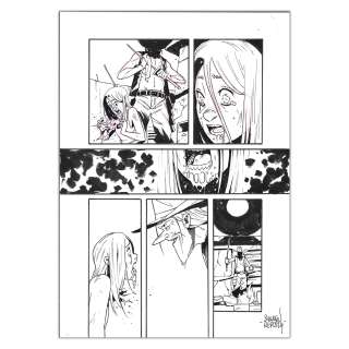 Sylvain Repos – Lowreader 5 | L’Ultime Samouraï de la Route 66 - Planche originale page 61 | Achetez de l’Art