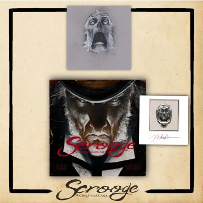 Jason Shawn Alexander | Scrooge: A Christmas Carol + Sketch (Marley) + Bookplate - PRE ORDER | Jason Shawn Alexander
