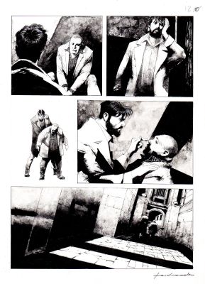 Corrado Roi | Dylan Dog n.406 L’ultima risata p.16 | Tavole Originali