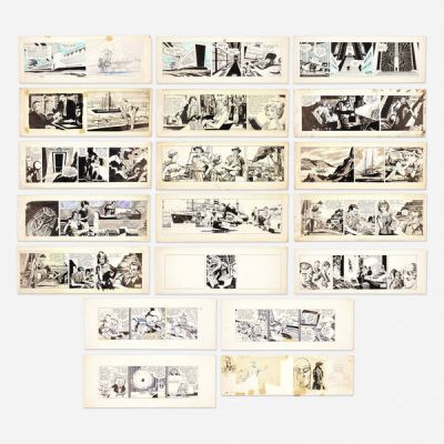 Lot 364 - Group of 19 Comic Strips Original Art | Landry Pop Auctions