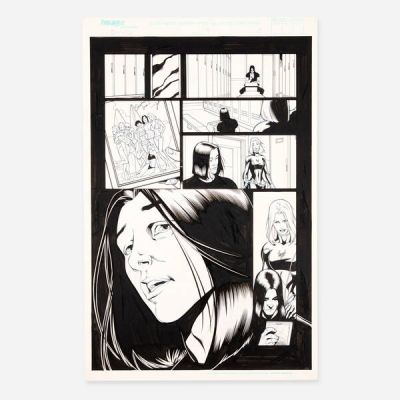 Mike S. Miller | Lot 338 - Black Tide #4 Story Page 15 Original Art (Avatar Press, 2002) | Landry Pop Auctions