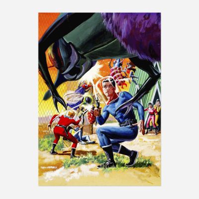 George Wilson | Lot 129 - Space Family Robinson #11 Cover Original Art (Gold Key, 1964) | Landry Pop Auctions