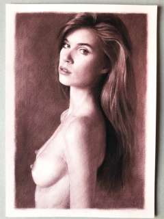 Pin Up - illustrazione originale - pastello su carta - firmato - Loose page - (2020) | Catawiki