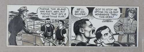Original Art: Buz Sawyer Comic Strip, September 15, 1984 by John Celardo | mycomicshop.com
