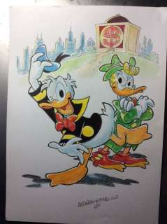 Donald Duck - â€œI cugini di Paperopoli, sotto il grande deposito di Zio Paperoneâ€ - Loose page - Unpublished - (2007/2007) | Catawiki
