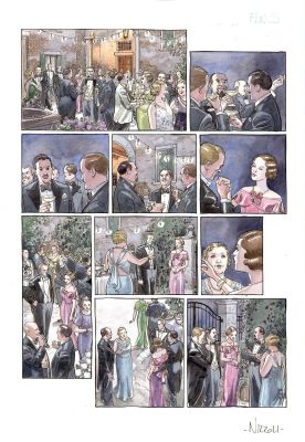 Marco Nizzoli | Fleur de Nuit vol.1 p.7 (con matita allegata) | Tavole Originali