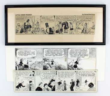 Three Comic Strips, Original Artwork, 1931, 1936, and 1962: "Little Orphan Annie", "Little Annie Rooney", and "Apple Mary" | University Archives