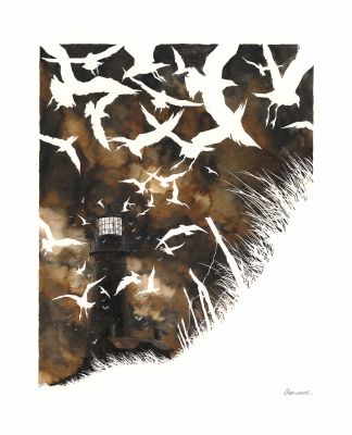 Christophe Chabouté | Marine, 2022 - Bout du monde | Huberty Breyne Gallery