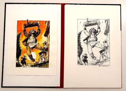 M. Frezzato - vol. Pinocchio con due disegni originali - First edition | Catawiki